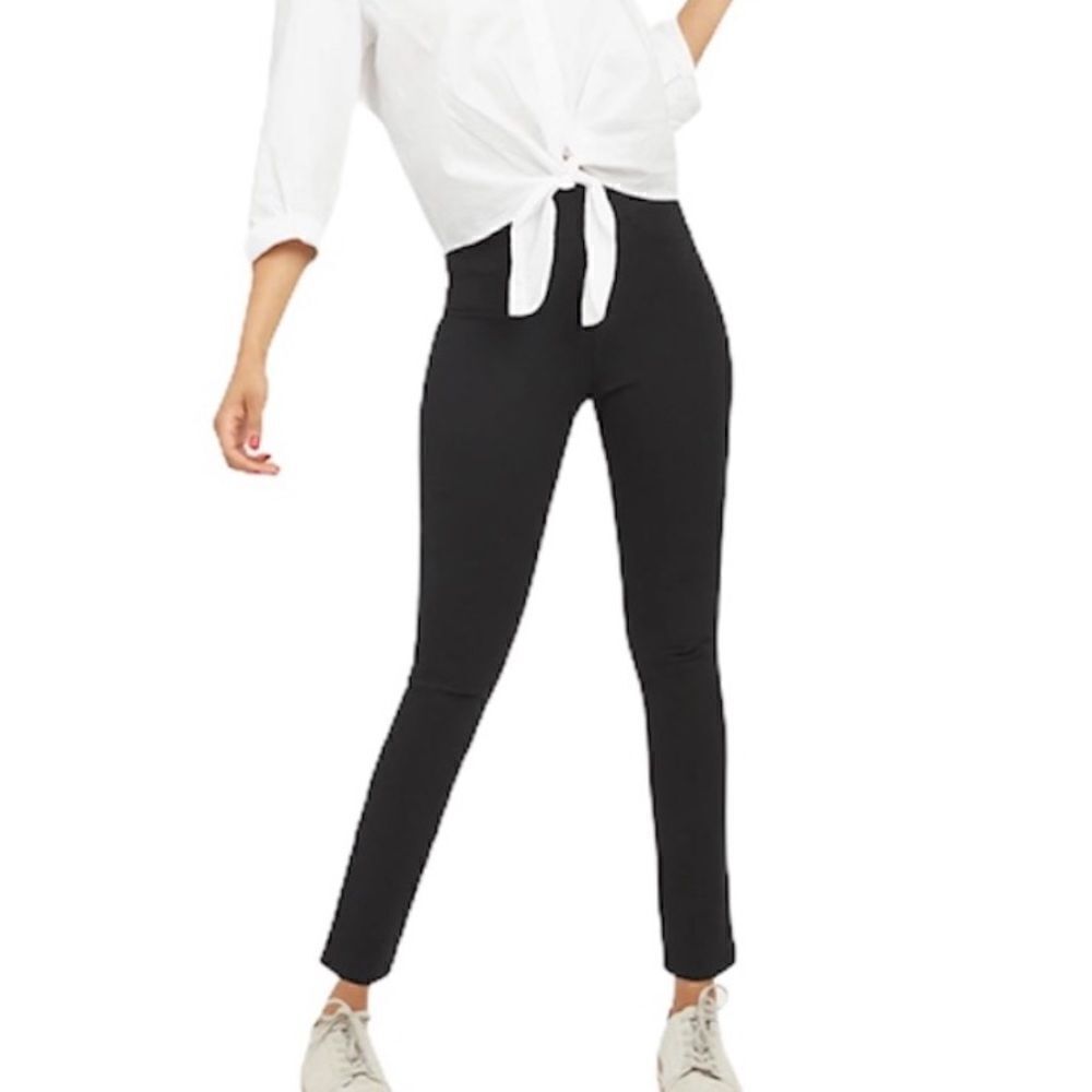 Spanx Black Ponte Ankle Pants